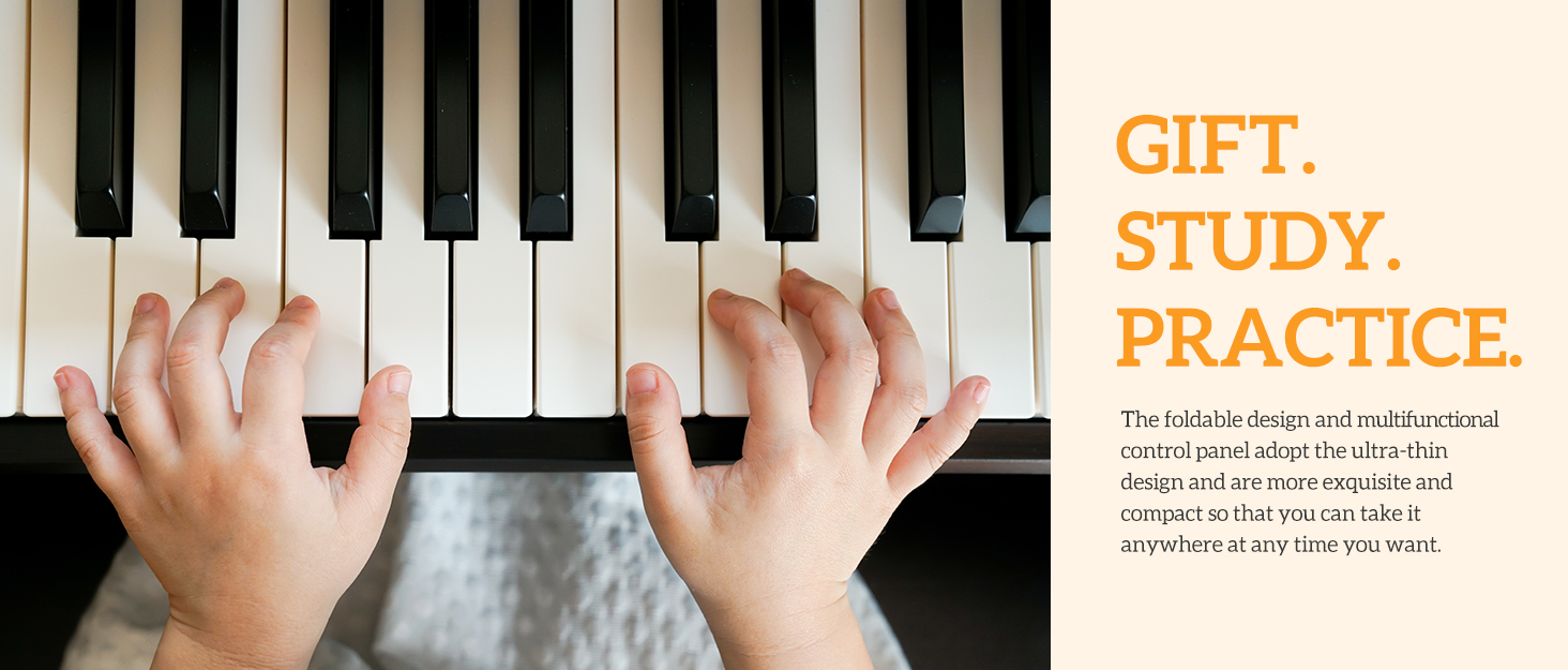 Ktaxon Digital Piano 88Key Weighted Action Electric Piano