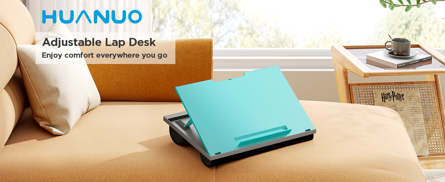 HUANUO Adjustable Lap Desk with 8 Adjustable Angles