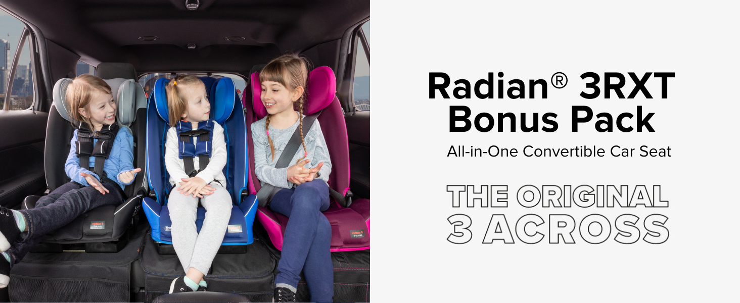 Diono Radian 3RXT Paquete de bonificación, asiento