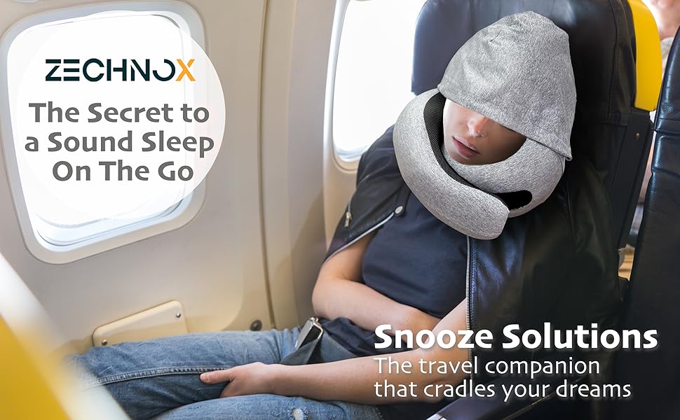 Hoodie Travel Pillow(Silver) A+4