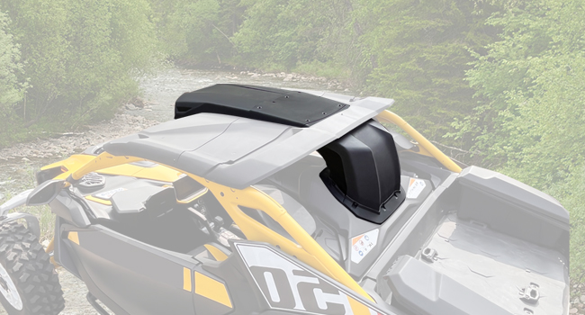 Amazon.com: CUSAUTV UTV Cold Roof Scoop Compatible with Can-Am Maverick
