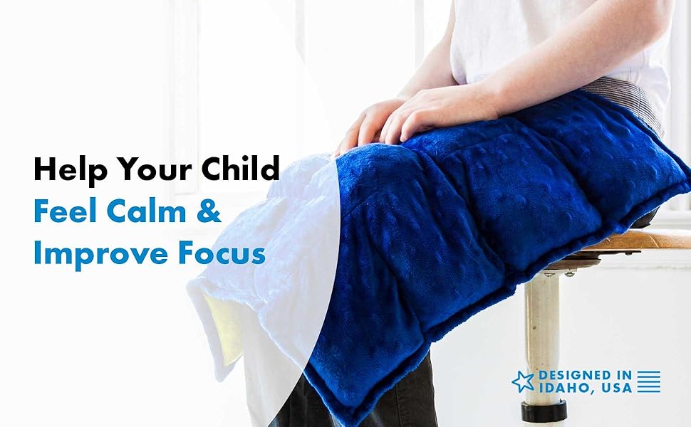 Harkla Weighted Lap Pad for Kids Everyday Sensory Companion 5lb/2