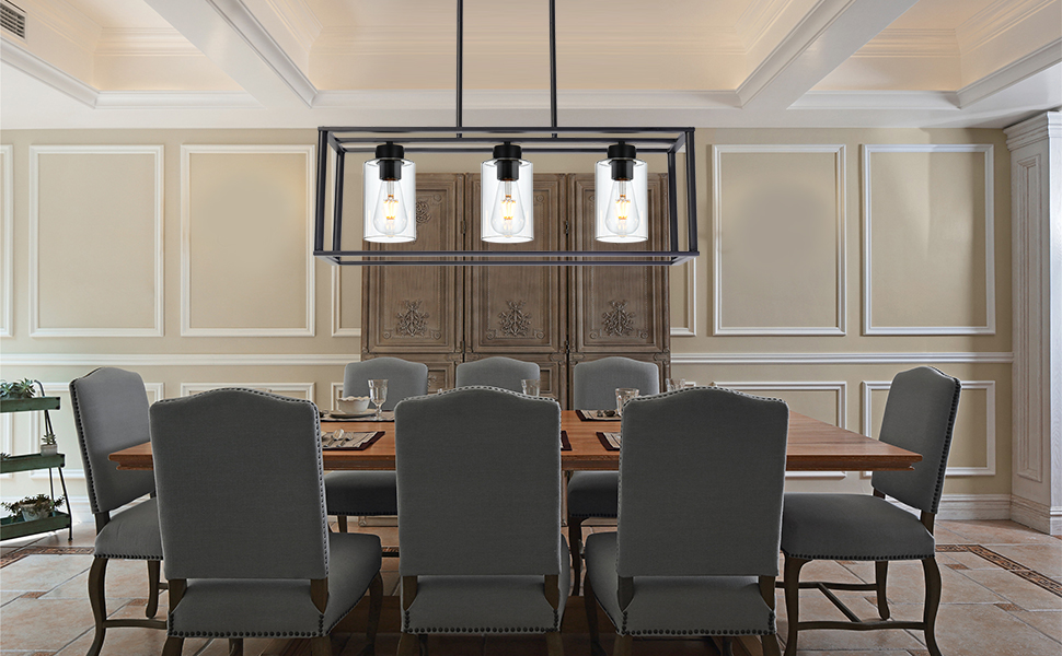 中藤毅彦 Winterlicht BONLICHT Rectangle Dining Room Lighting Fixture Hanging