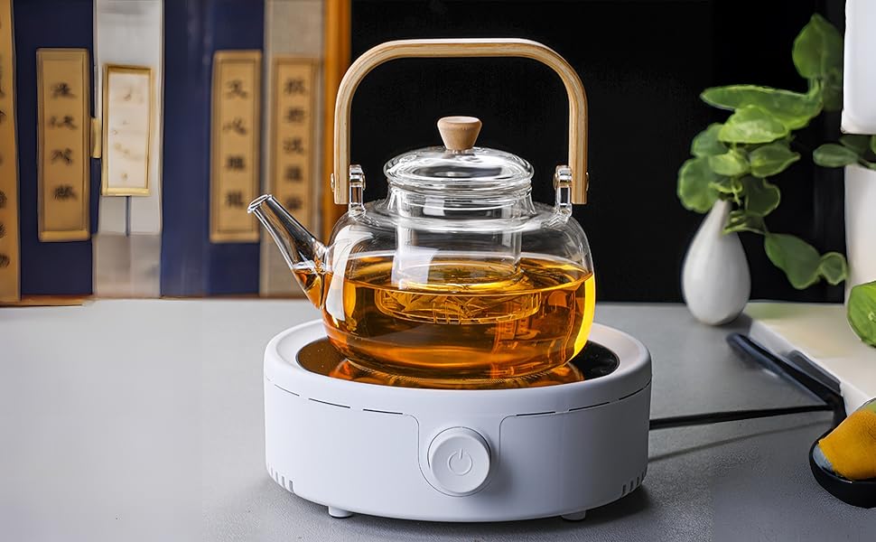 tetera de vidrio tetera transparente tetera de vidrio