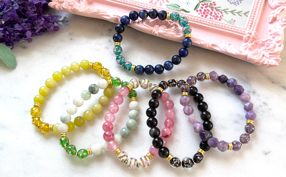 8mm Firefly Beads Silver Lava Bracelet 9 8mm stone bracelets