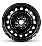 For 2020-2025 Toyota Corolla 16 Inch Painted Black Rim - OE Direct Replacement - Road Ready Car W...