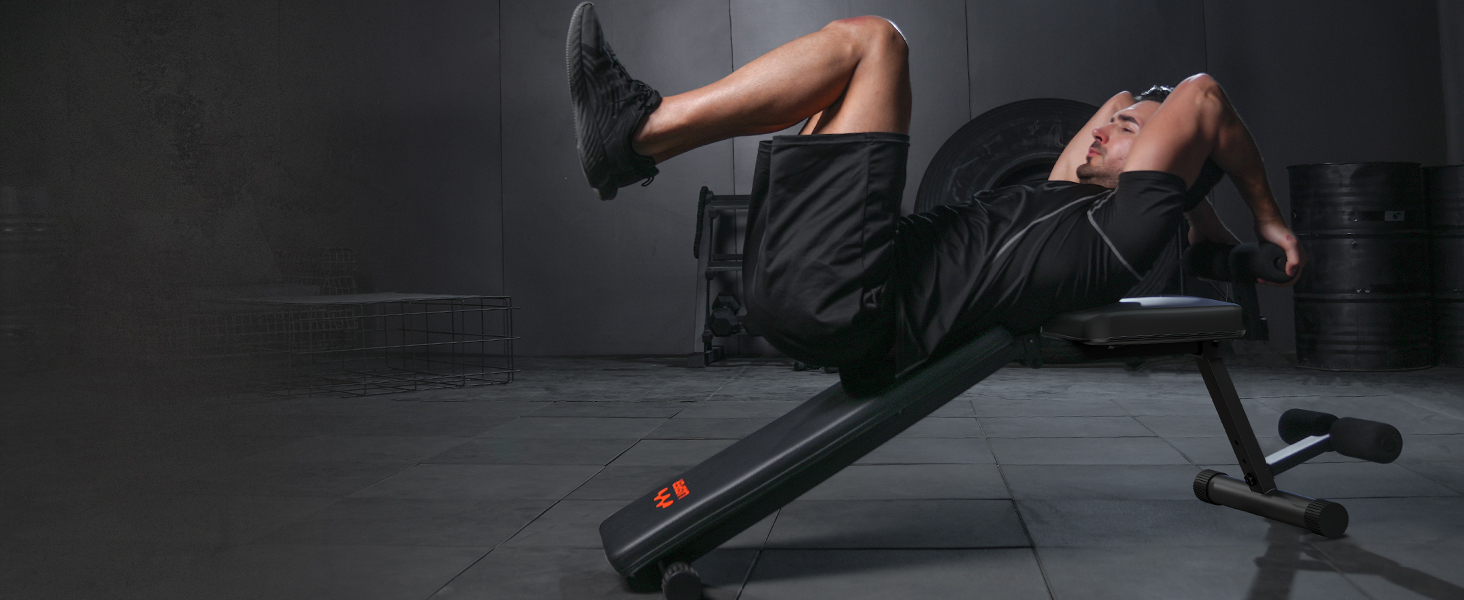 Lusper Adjustable Weight Bench Foldable 600 Lb Stable