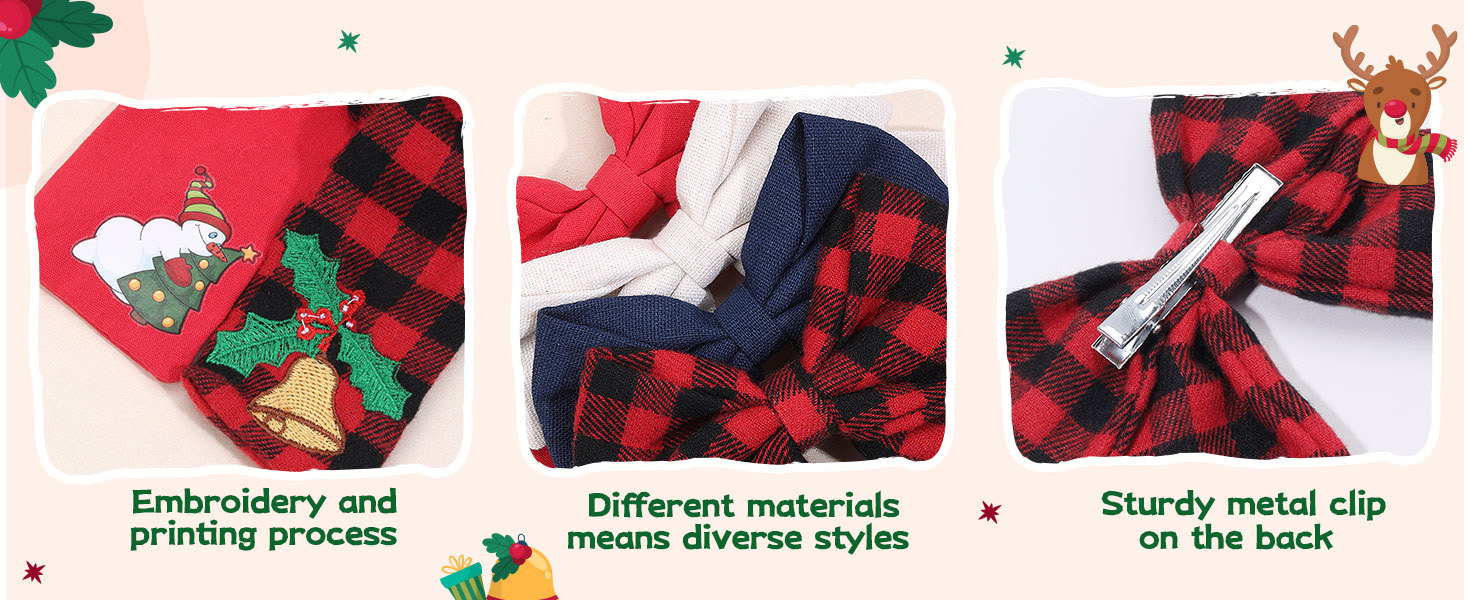 Chiristmas bow for toddler girls