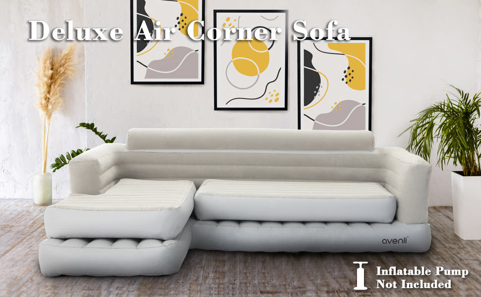 Air Couch DIMAR GARDEN Inflatable Couch Wavy Air Sofa Puerto Rico