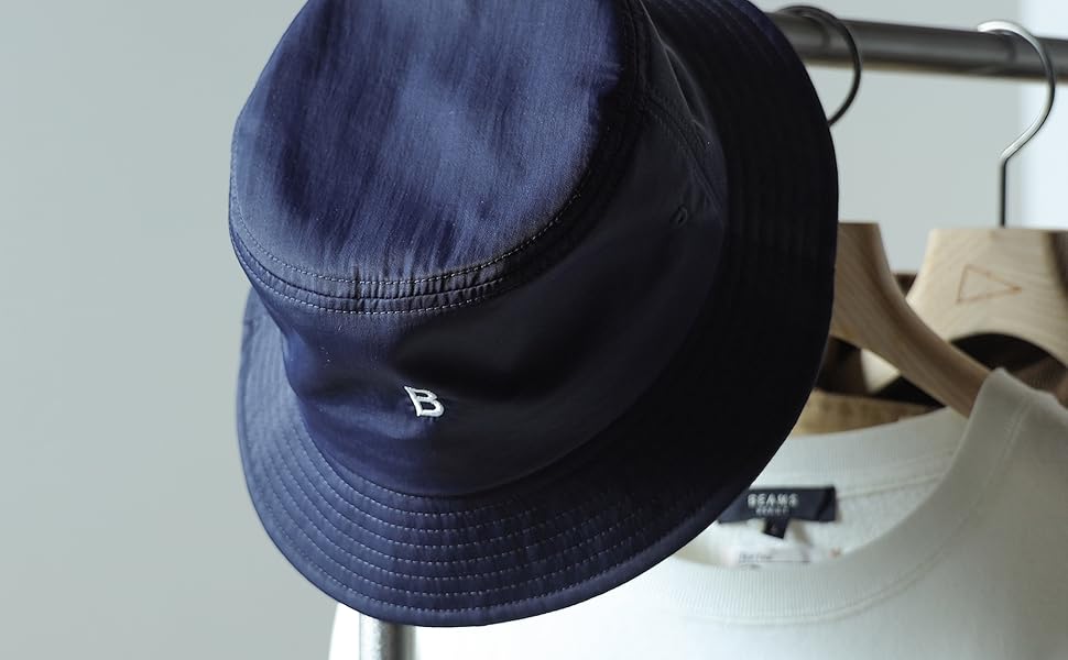 GWセール！PORTER　ブラック ナイロン バケットハット　BEAMS GWセール！PORTER ブラック ナイロン バケットハット BEAMS GW