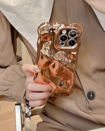 Gold Ripple Phone Case