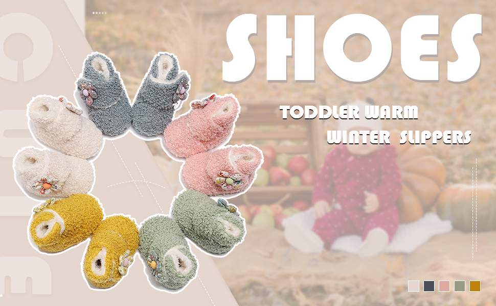 baby girls slippers 12-18 months 6-12 months 0-6 months winter slippers for baby baby house shoes