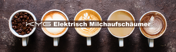 KYG Elektrischer Milchaufschäumer