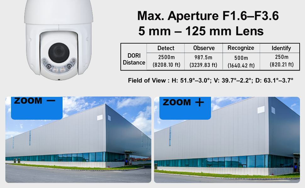 EmpireTech Full-Color IP Camera 4MP 25x Starlight IR PTZ Camera PTZ4M-25X-PV
