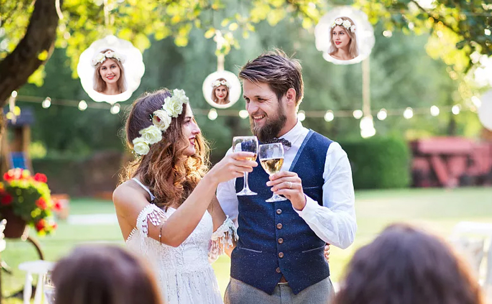 Blumen Stirnband Blumenkrone 