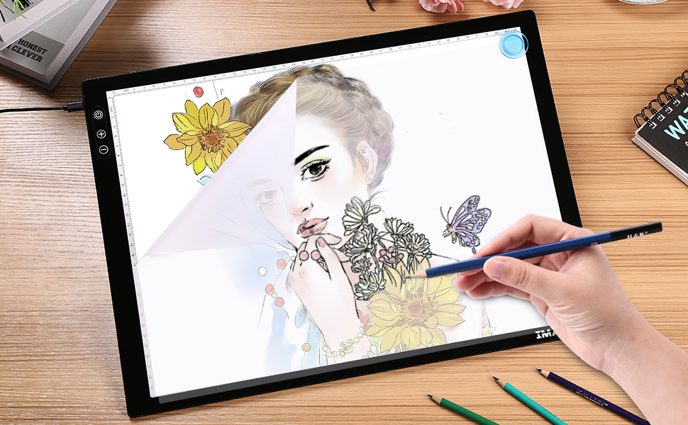 IMAGE A3 Tracing Paper 250 Sheets Transparent Paper Translucent Vellum Paper Art Sketching Paper