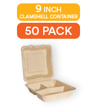 Bagasse Clamshell