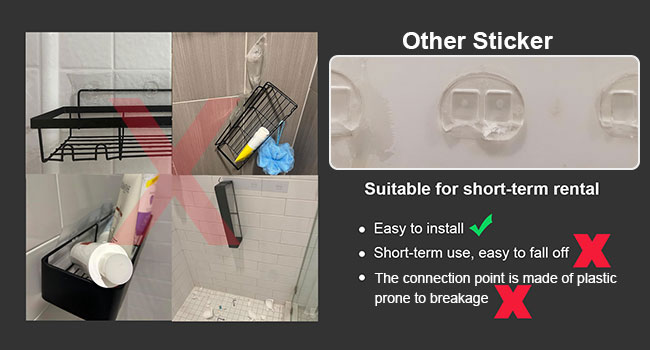 AUSAULAC Corner Shower Shelf
