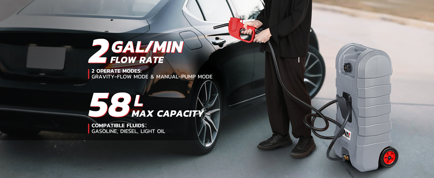 58L Portable Fuel Caddy