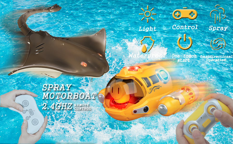 Acrebow Remote Control Pool Toys for Kids 612, 2.4GHz Fast