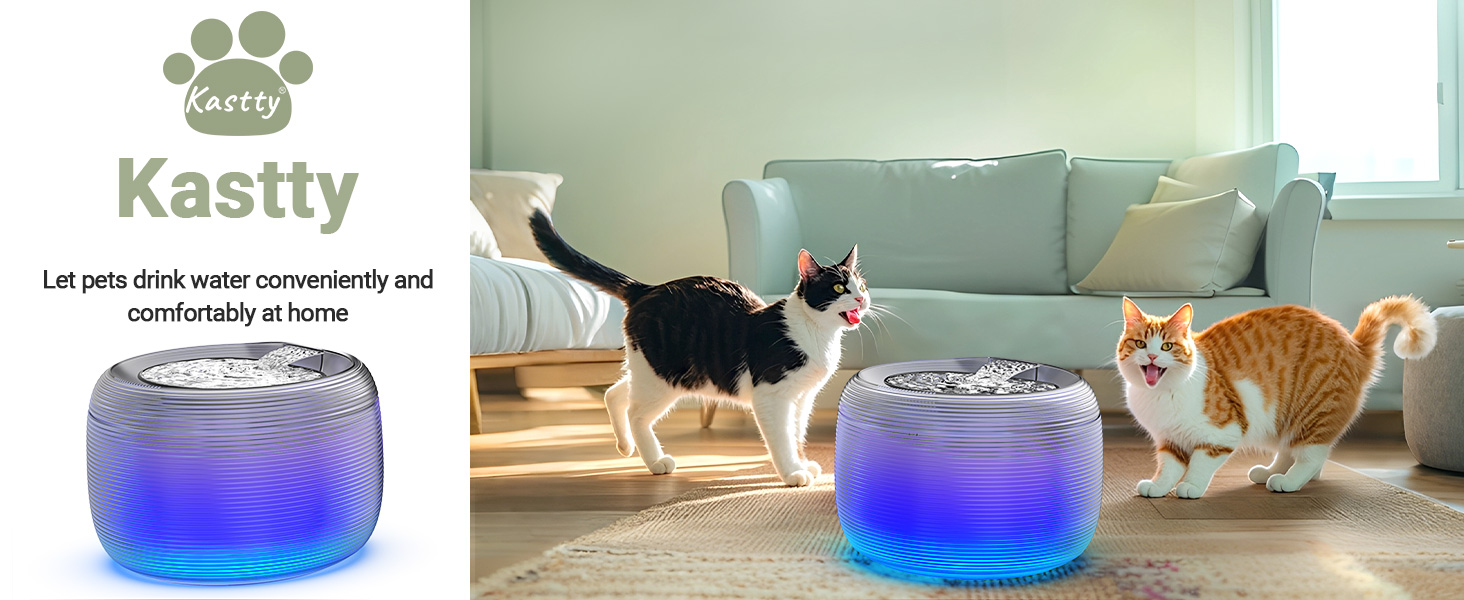 kastty cat water fountain