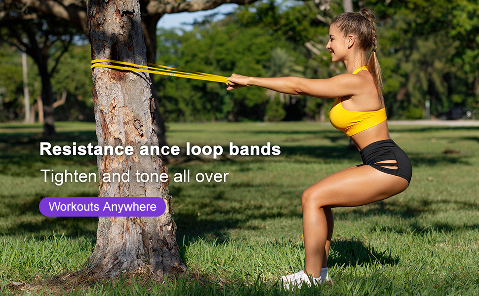VEICK Resistance Bands for Working Out, Exercise Bands, Workout Bands