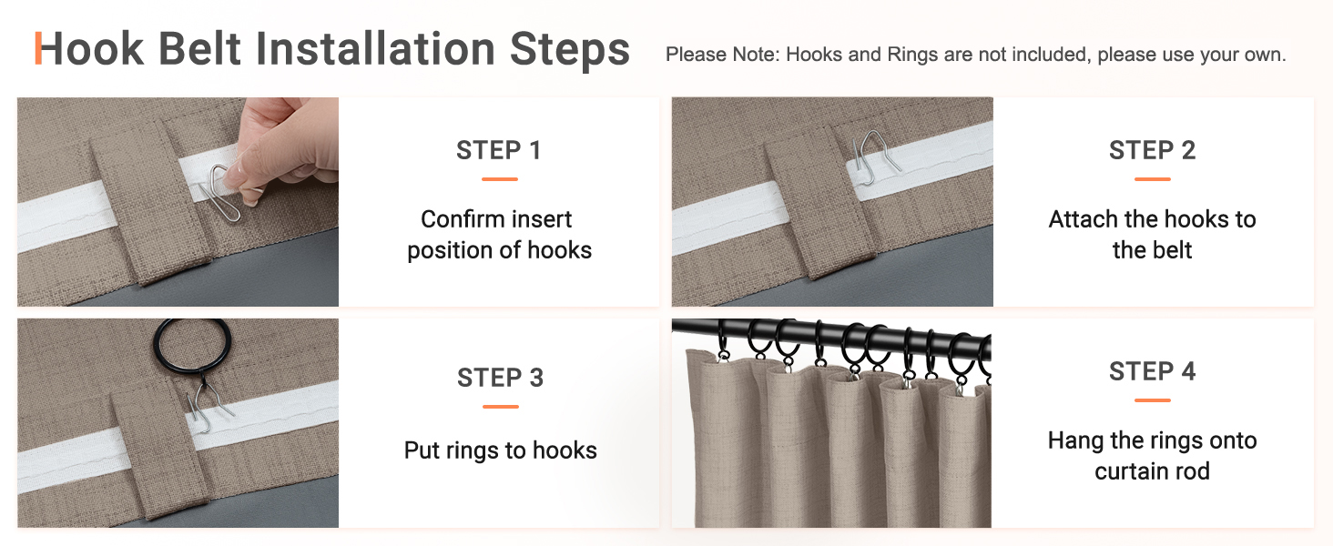 Installation Steps of Blackout Curtains