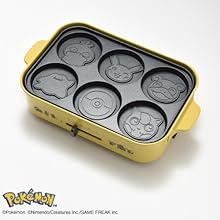 本体 ピカチュウ ホットプレート ポケモン ピカチュウのミニパンケーキが焼ける! BRUNOのポケモンホット