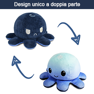 polpo reversibile peluche