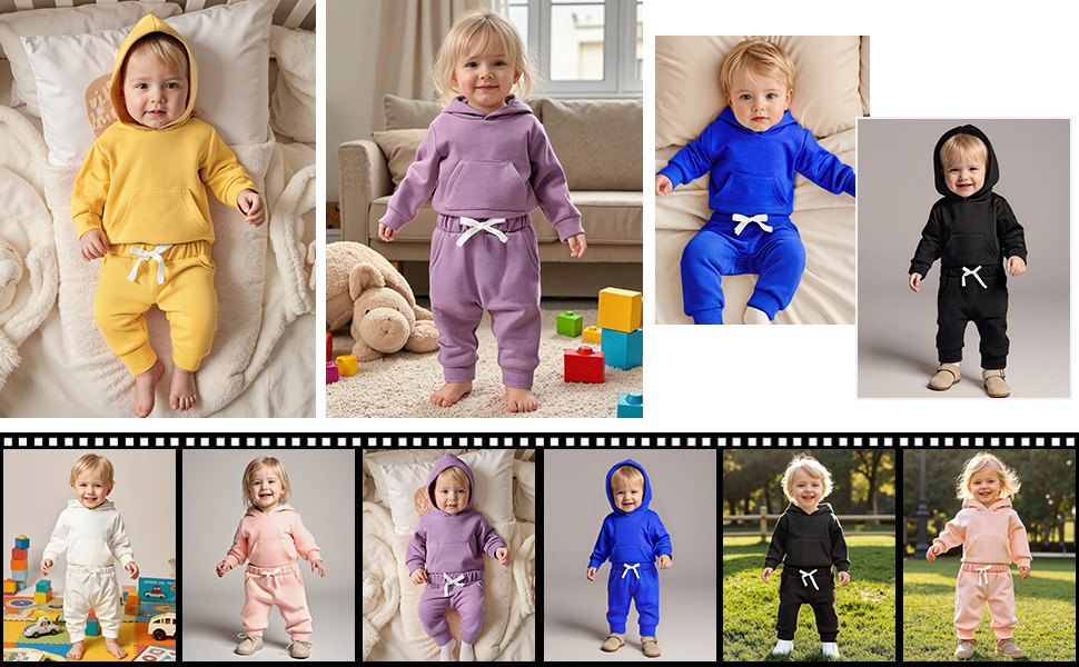 Aalizzwell Infant Baby Winter Hoodie Outfit