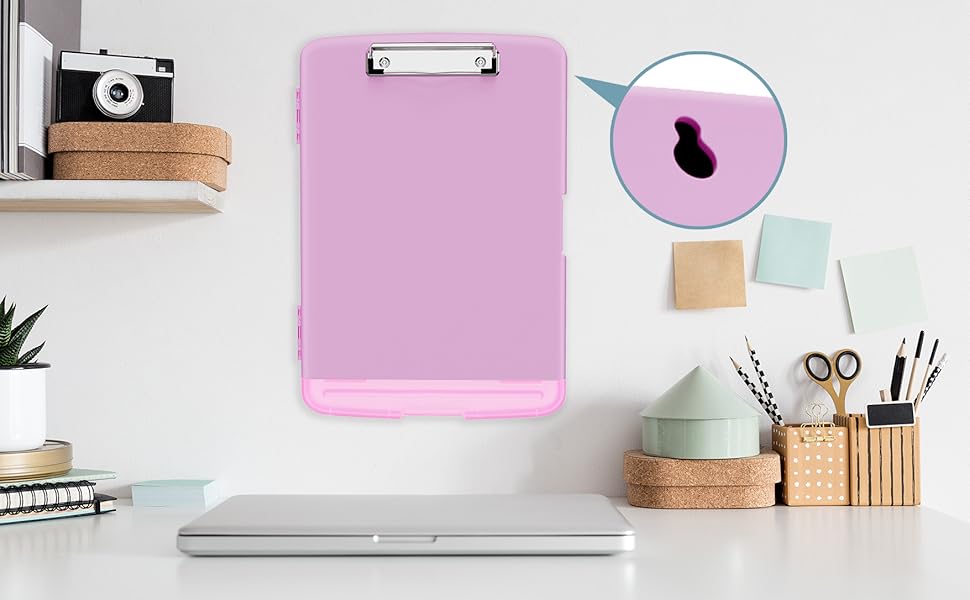 Piasoenc Clipboard with Storage, 8.5x11" Storage