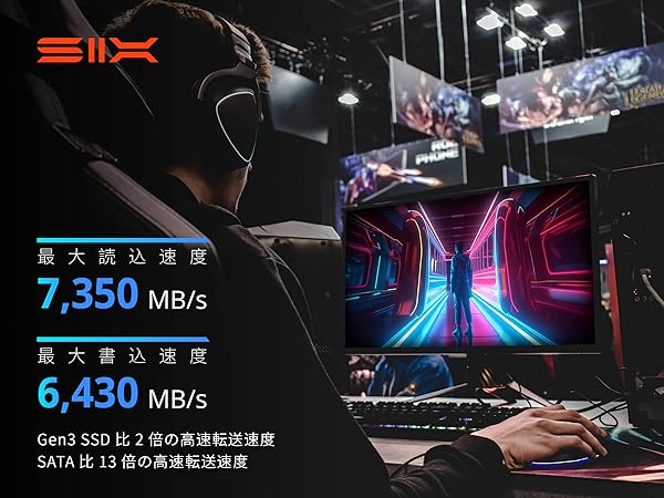 Amazon | SIX X7400Pro NVMe M.2 SSD PCIe Gen4x4 2TB M.2 2280規格 Amazon | SIX X7400Pro NVMe M.2 SSD PCIe Gen4x4 2TB M.2 2280規格