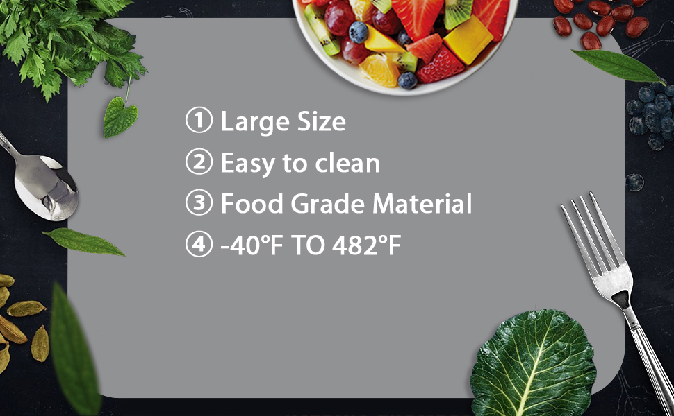 Large Silicone Mat, 36”x24” Silicone Mats for Kitchen