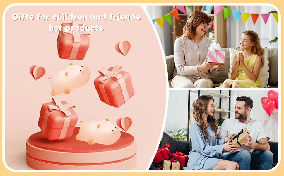 Hippo Night Lights Gifts for Kids