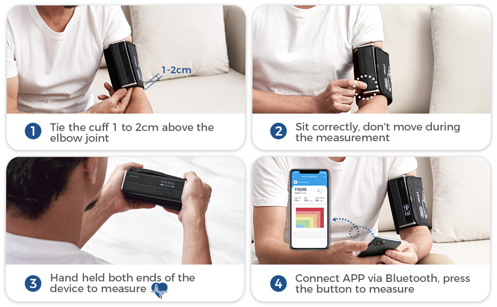 Checkme BP2 WiFi Blood Pressure Monitor for Home Use with