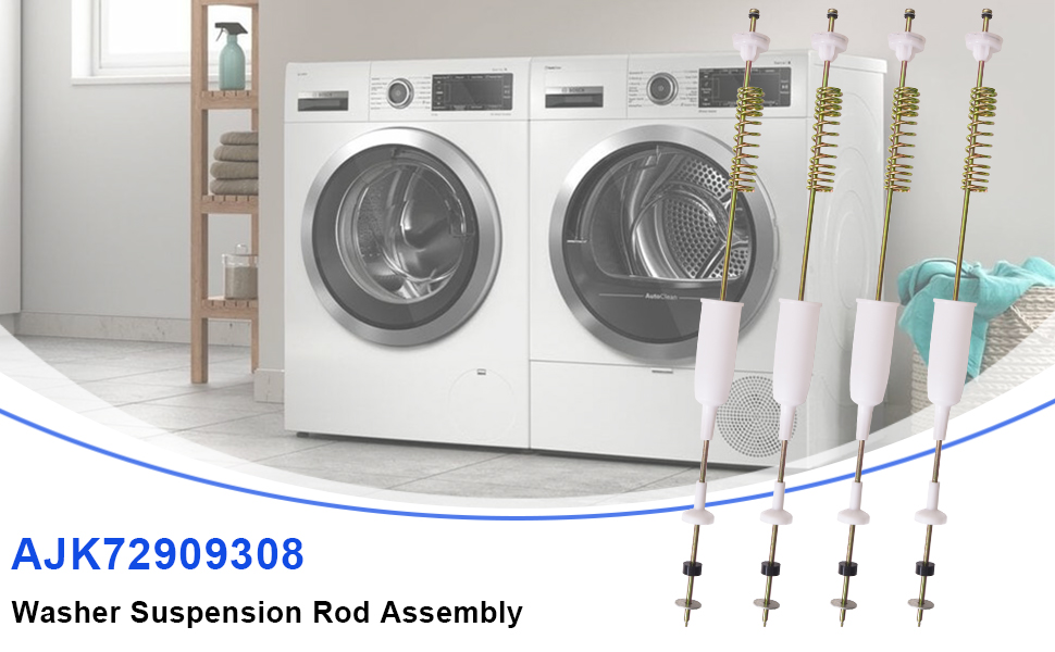 AJK72909308 Washer Suspension Rod Assembly (4Set