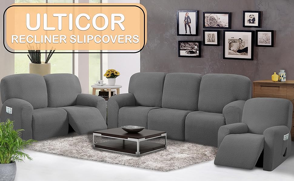 - -レザージャケット- Amazon.com: ULTICOR Reclining Loveseat Slipcover, 48