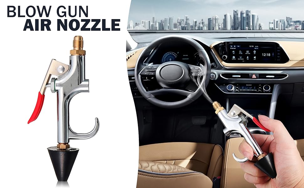 High Flow Air Nozzle for Air Compressor Blower Nozzle Cleaning Kit