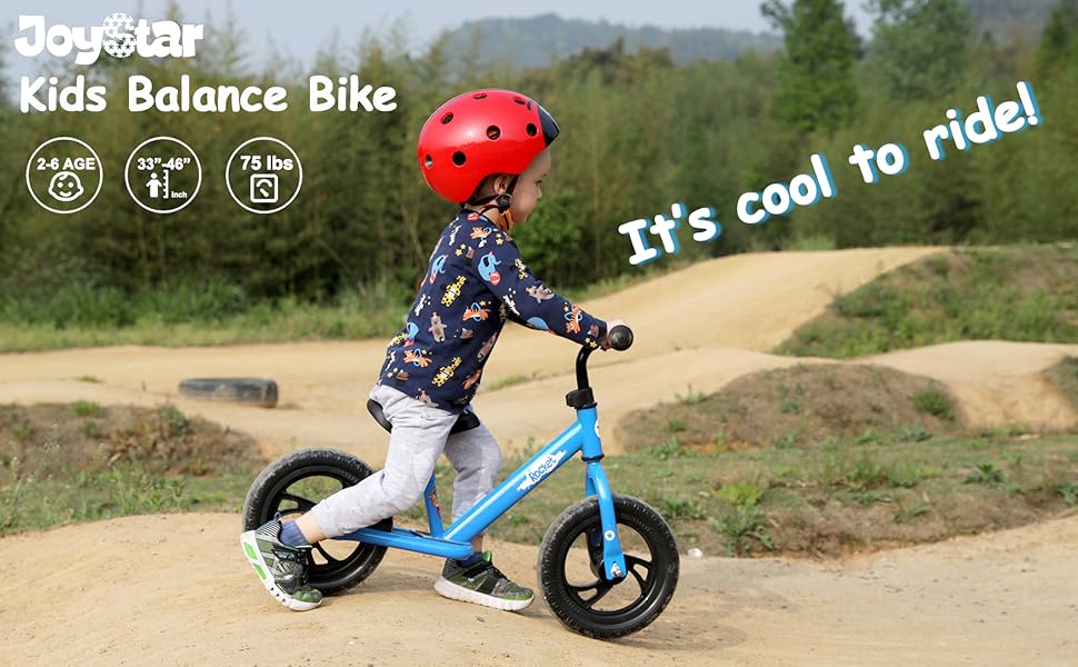 JOYSTAR 14 Inch Balance Bike for Boys Girls 3T to 6 Years Old Toddler
