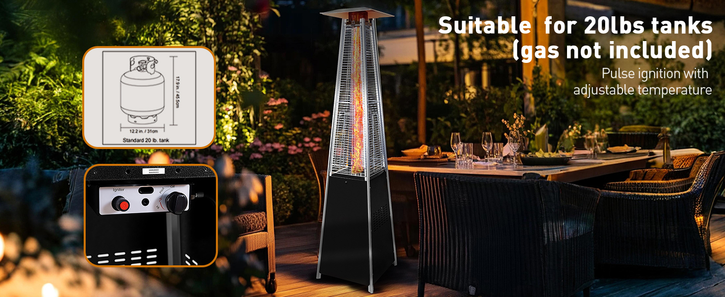 Patio Heater 48,000 BTU Outdoor