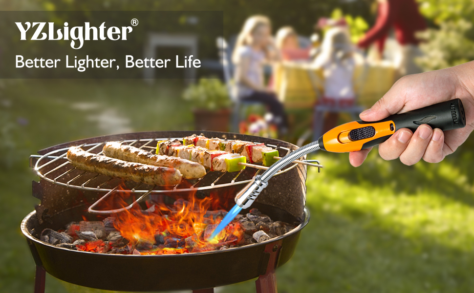 Butane Lighter Torch Long Lighter Refillable Jet Flame