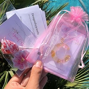 pink jewelry bags