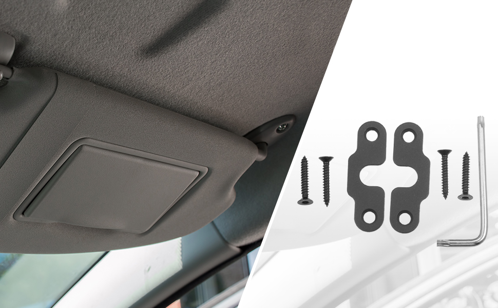 Motoforti Sun Visor Repair Kit, Visor Mounting Clips, for