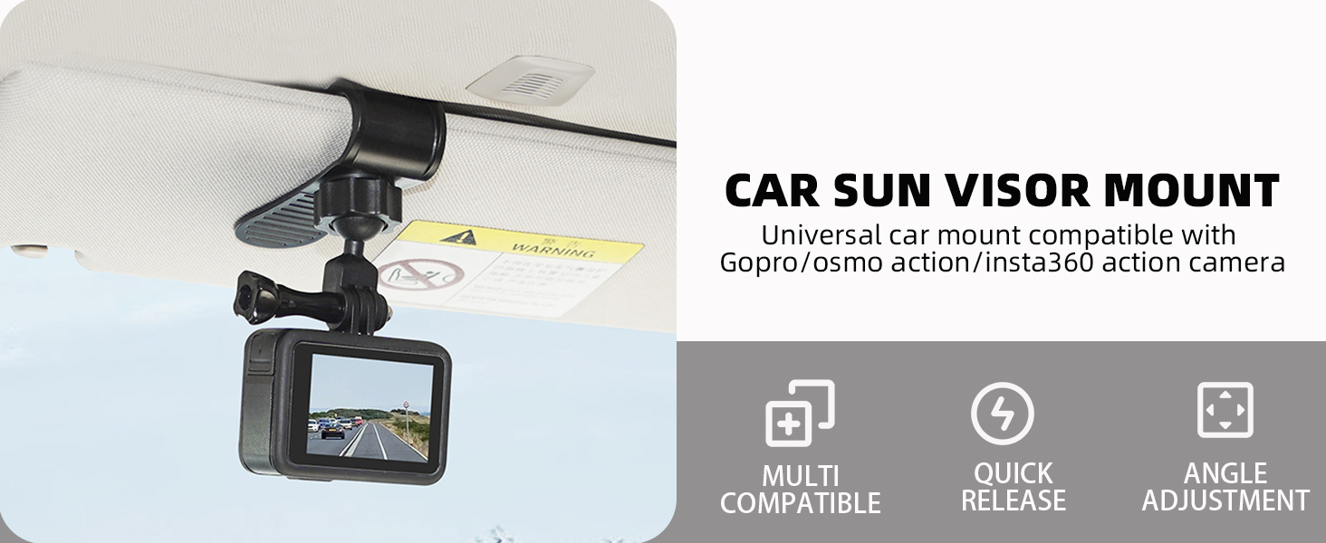 Car Sun Visor Mount
