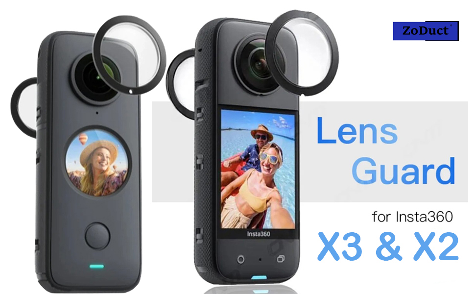 insta 360 One X3 lens guard tempered
