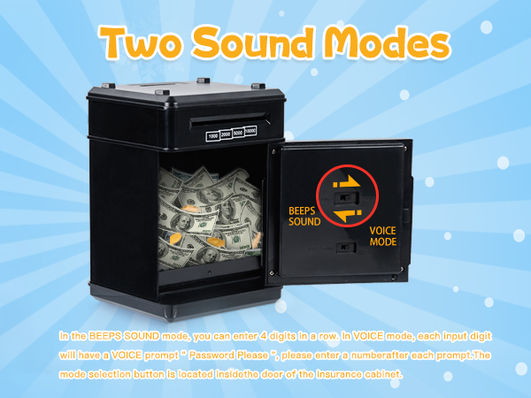 digital Piggy Banks Money Box safe atm bank for Kids Girls Boys Age 3 4 5 6 7 8 9 10 12 years old