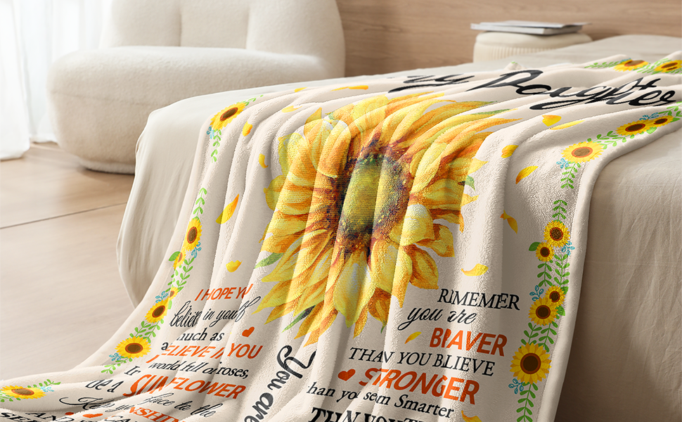 Daughter Gift from Mom Blanket Daughter Gifts to My Daughter Blanket Gifts for