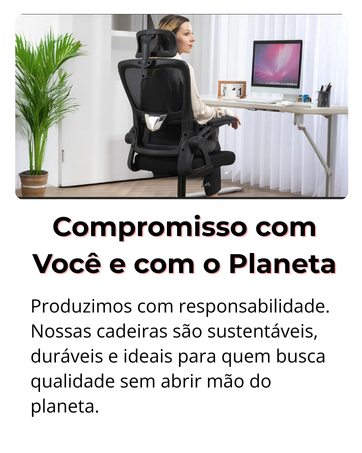 cadeira de escritório ergonômica