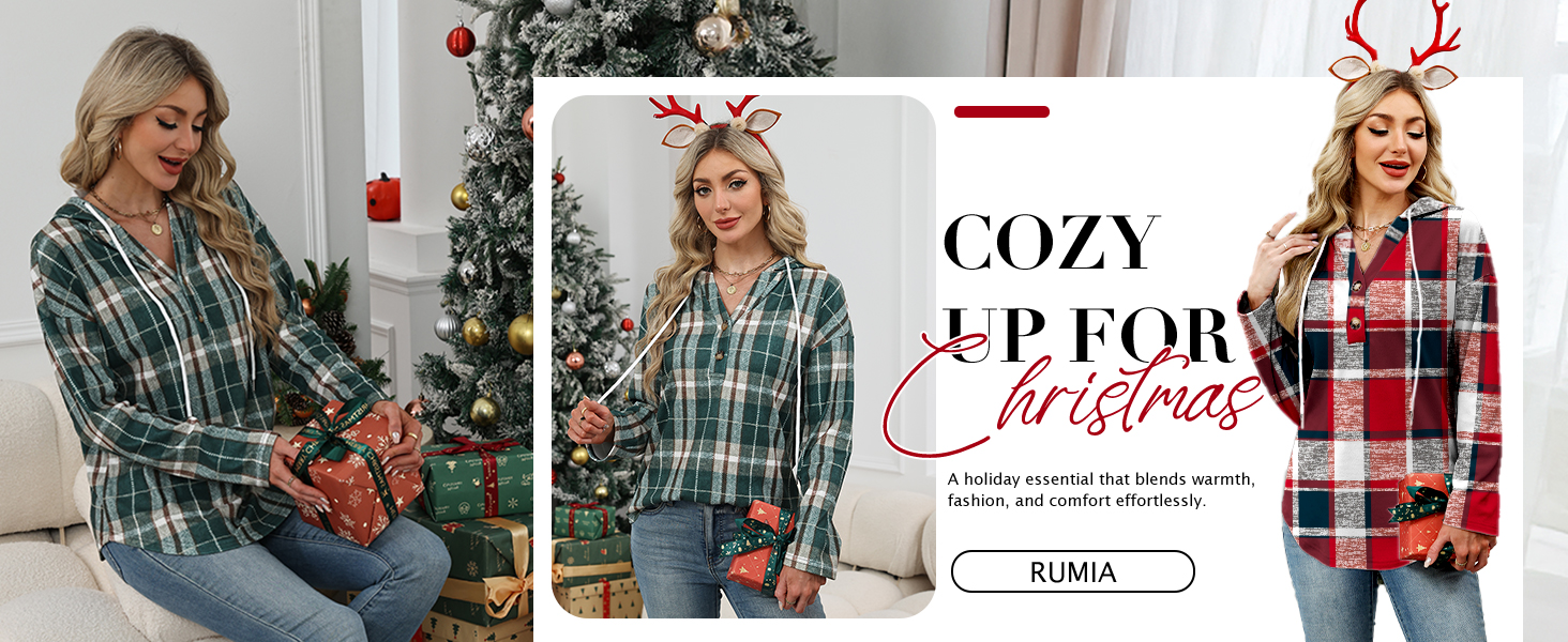 RMA033 Christmas sweatshirts for women
