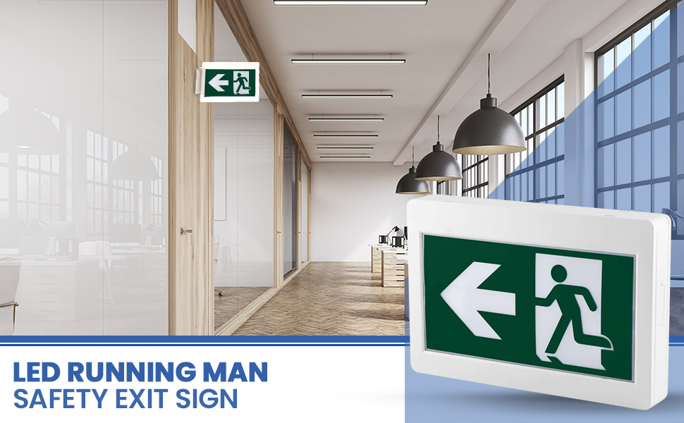 Safety Exit Sign 